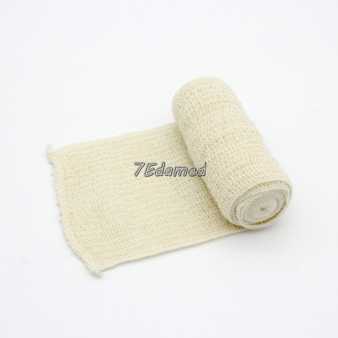 Excellent bandage élastique médical de coton de crêpe de tissu de